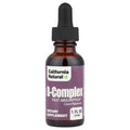 California Natural - B Complex Liquid - Liquid Sublingual - Vitamin B12, B1, B2, B3, B6 - 1 oz