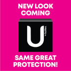 U by Kotex CleanWear Ultra Thin Feminine Pads with Wings, Heavy Absorbency, 40 Count