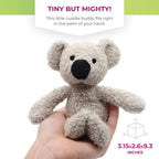Thermal-Aid Zoo - Mini Microwavable Stuffed Animal - Plush Toy and Hot Cold Pack - Ollie The Koala - 3.15 x 2.6 x 9.3 in