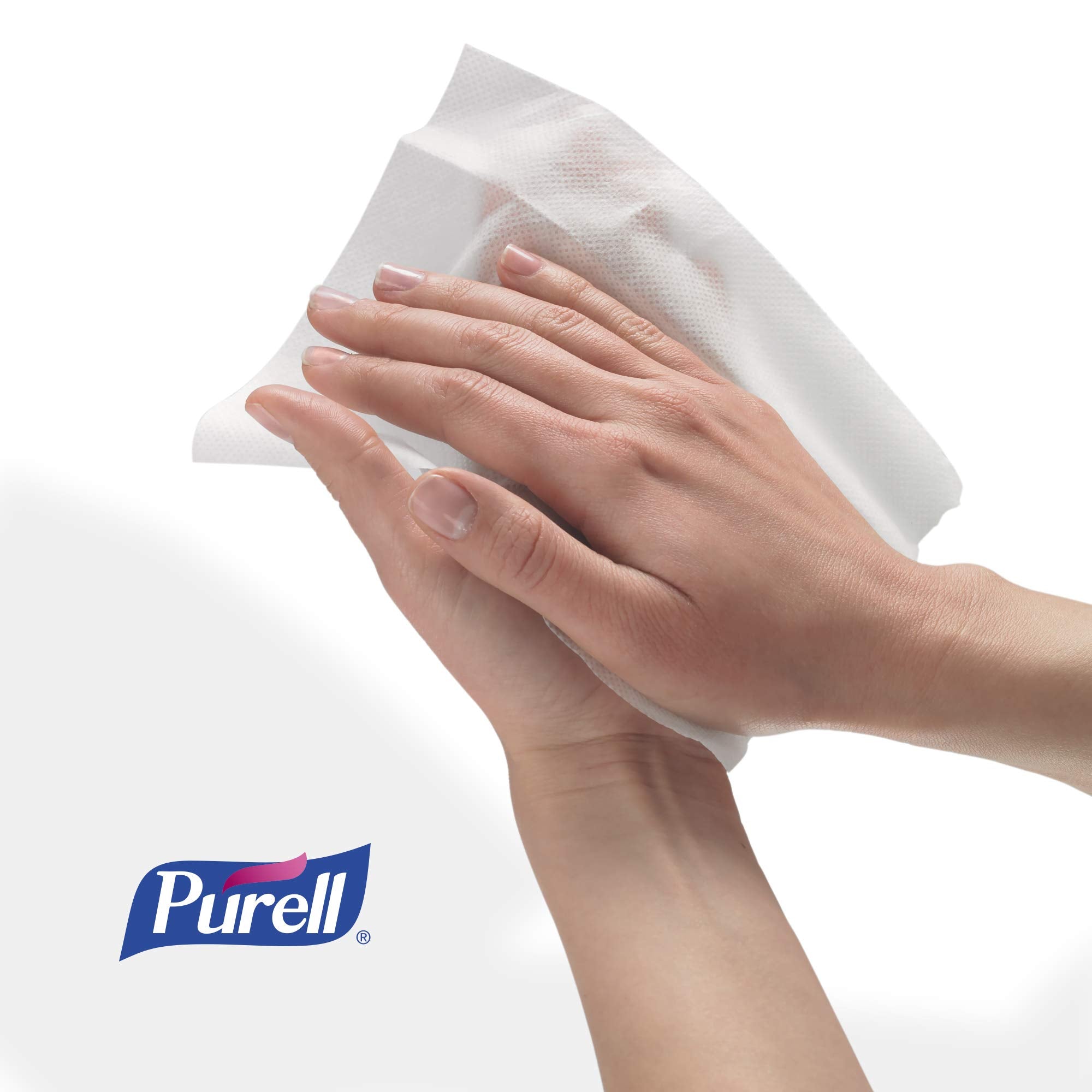 PURELL Hand Sanitizing Wipes Alcohol Formula, Fragrance Free, 175 Count Hand Sanitizing Wipes Canisters (Pack of 6) - 9031-06,Wh