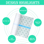 Transparent Dressing Adhesive Bandage Waterproof Clear Adhesive Bandages Stretch Tape for Tattoos Swimming (8 Inch x 5.47 Yard)