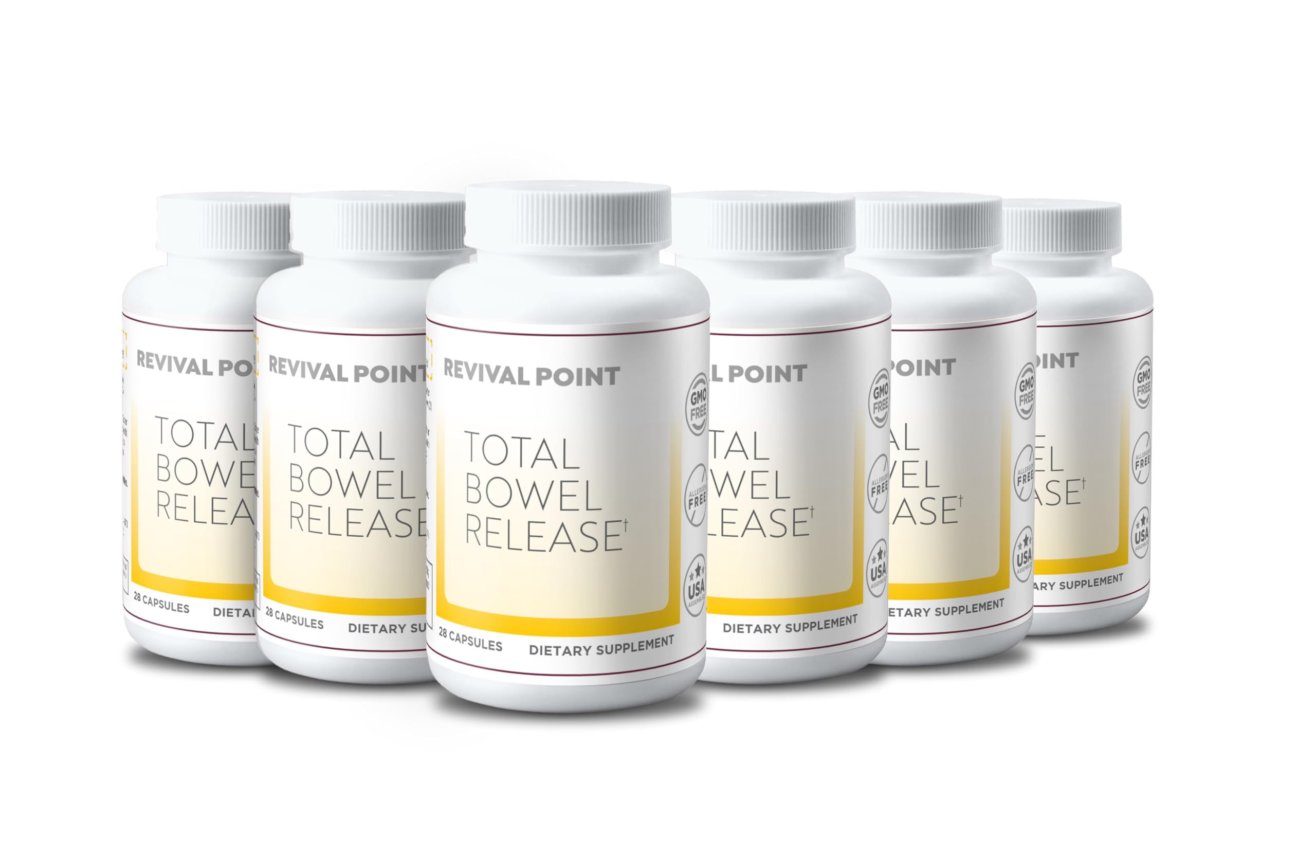 Revival Point Total Bowel Release with Digexin - 6 Bottles