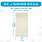 MedVance TM Alginate - Calcium Alginate Dressing 4x8 Box of 5 dressings