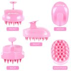 Scalp Massager Shampoo Brush, Hair Scalp Scrubber Shower Hair Brush Head Massager for Stress Relax Hair Growth, Dandruff Brush S