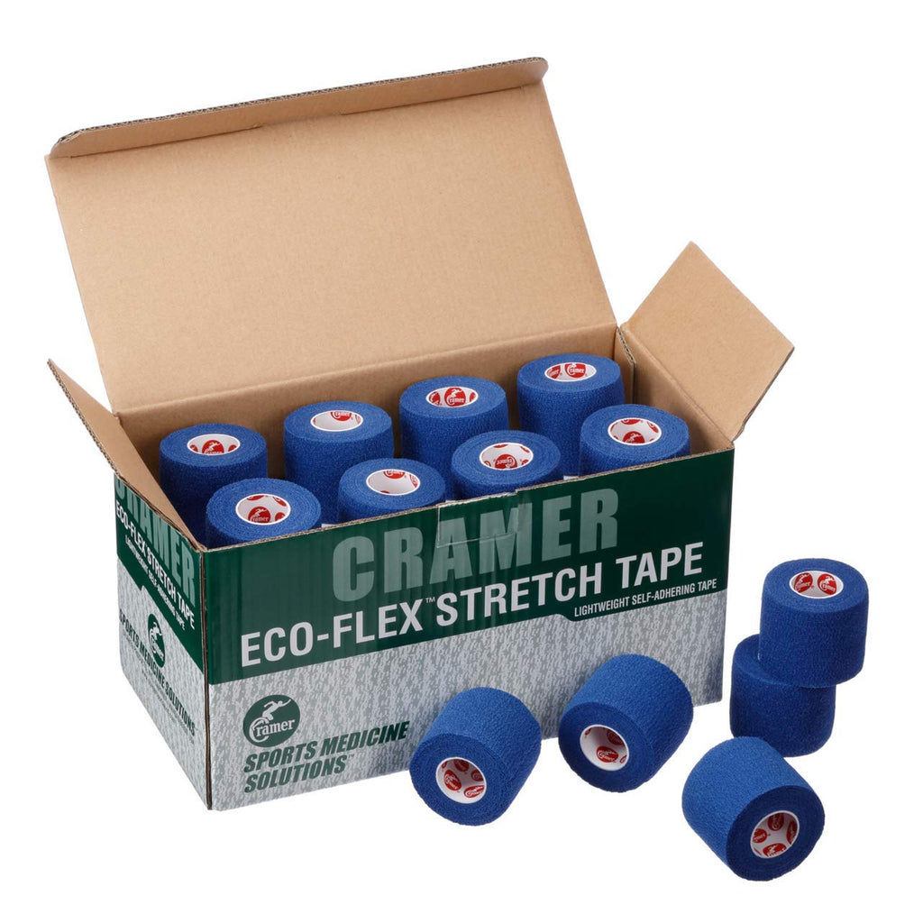 Cramer Eco-Flex Self-Stick Stretch Tape, Cohesive Tape, Flexible Elastic Sports Tape, Athletic Training Supplies, Easy Tear Self