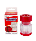 Acu-Life Pill Crusher and Grinder, Daily Usage, Safely Crushes Pills, Vitamins, Tablets, Accurate and Easy to Use, Includes Stor