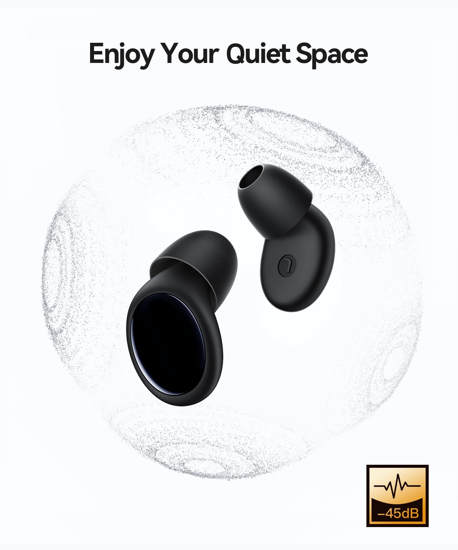 Ear Plugs for Sleeping Noise Cancelling, 45dB Noise Reduction Earplugs Silicone Concert Ear Plugs for Snoring, Shooting, Motorcy