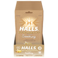 HALLS Throat Soothing Honey Vanilla Cough Drops, 12 Bags of 30 Drops (360 Total Drops)