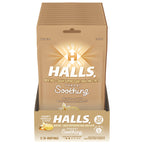 HALLS Throat Soothing Honey Vanilla Cough Drops, 12 Bags of 30 Drops (360 Total Drops)
