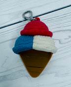 Bath and Body Works Red, White, Blue With Stars Ice Cream Cone Pocketbac Hand Sanitzer Holder