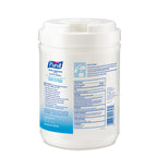 PURELL Hand Sanitizing Wipes Alcohol Formula, Fragrance Free, 175 Count Hand Sanitizing Wipes Canisters (Pack of 6) - 9031-06,Wh