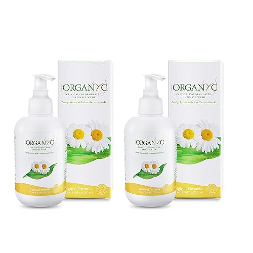 Organyc - Feminine Intimate Wash for Sensitive Skin - Free from Chlorine, Parabens, SLSSLES, and Synthetic Perfumes - 8.5 Fl Oz