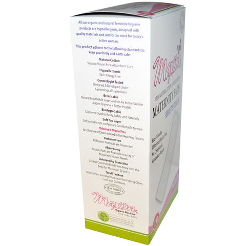 Natural Straight Maternity Pads 10 Count
