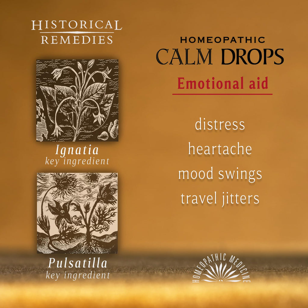 Historical Remedies Calm Drops Homeopathic Lozenges (3 Pack)| Natural Care for Emotional Stress Relief, Vegan & Gluten-Free Orga