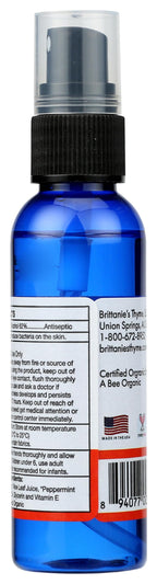 Brittanies Thyme Organic Orange Hand Sanitizer, 2 OZ