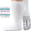 Bulinlulu Extra Width for Swollen Feet-2 Pairs Extra Width Diabetic insoles for Men,Hospital Bariatric Wide Non Slip Diabetic Ed