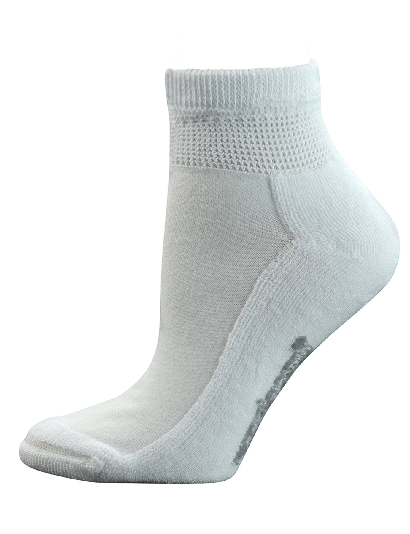 Yomandamor Women's 5 Pairs Non-Binding Cotton Ankle Diabetic/Dress Socks with Seamless Toe and Cushion Sole