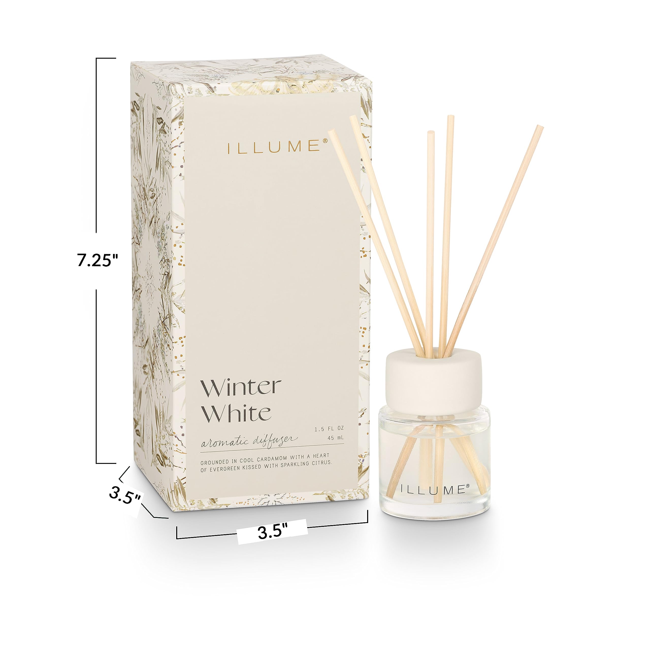 ILLUME Small Aromatic Diffuser, Winter White