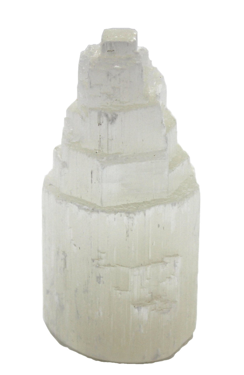 Crystalo - Selenite Skyscraper (1pc) - ~ 4 Inch Tall