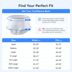 Mens Incontinence Briefs 3-Packs Mens Incontinence Underwear Cotton Washable Reusable Incontinence Underwear for Men, Built in C