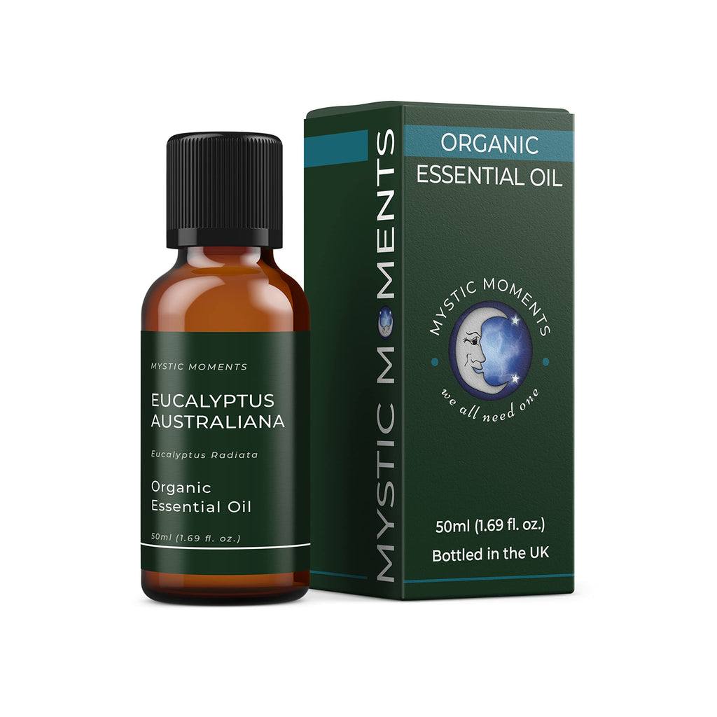 Mystic Moments | Eucalyptus Australiana (Radiata) Organic Essential Oil - 50ml - 100% Pure