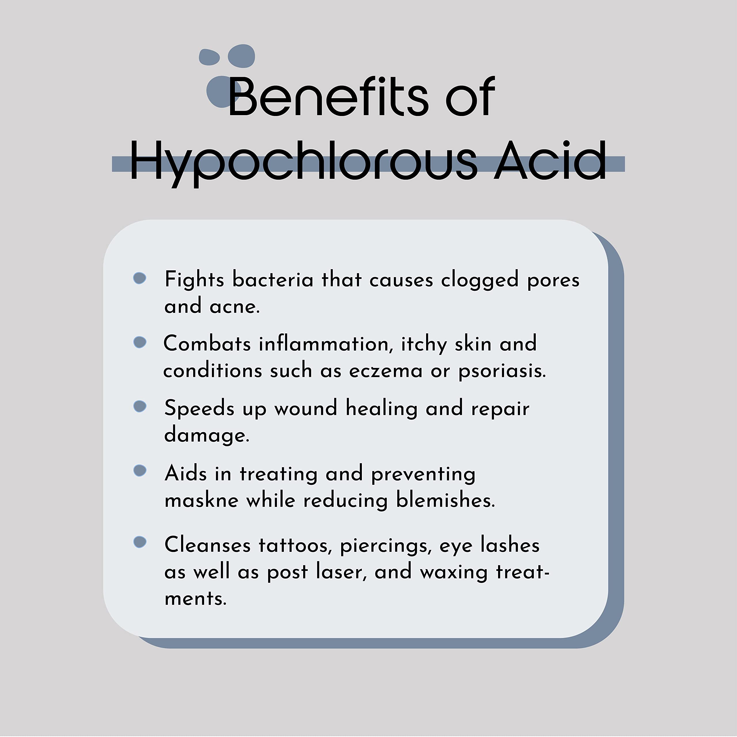 e11ement - Hypochlorous Acid Face and Skin Spray - HOCL- Safe for use on Acne Prone Skin - Eczema - Dry Scalp -Toner - Eye & Las
