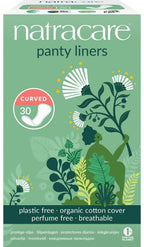 Natracare Panty Liners Curved 30 Count (2 Pack)