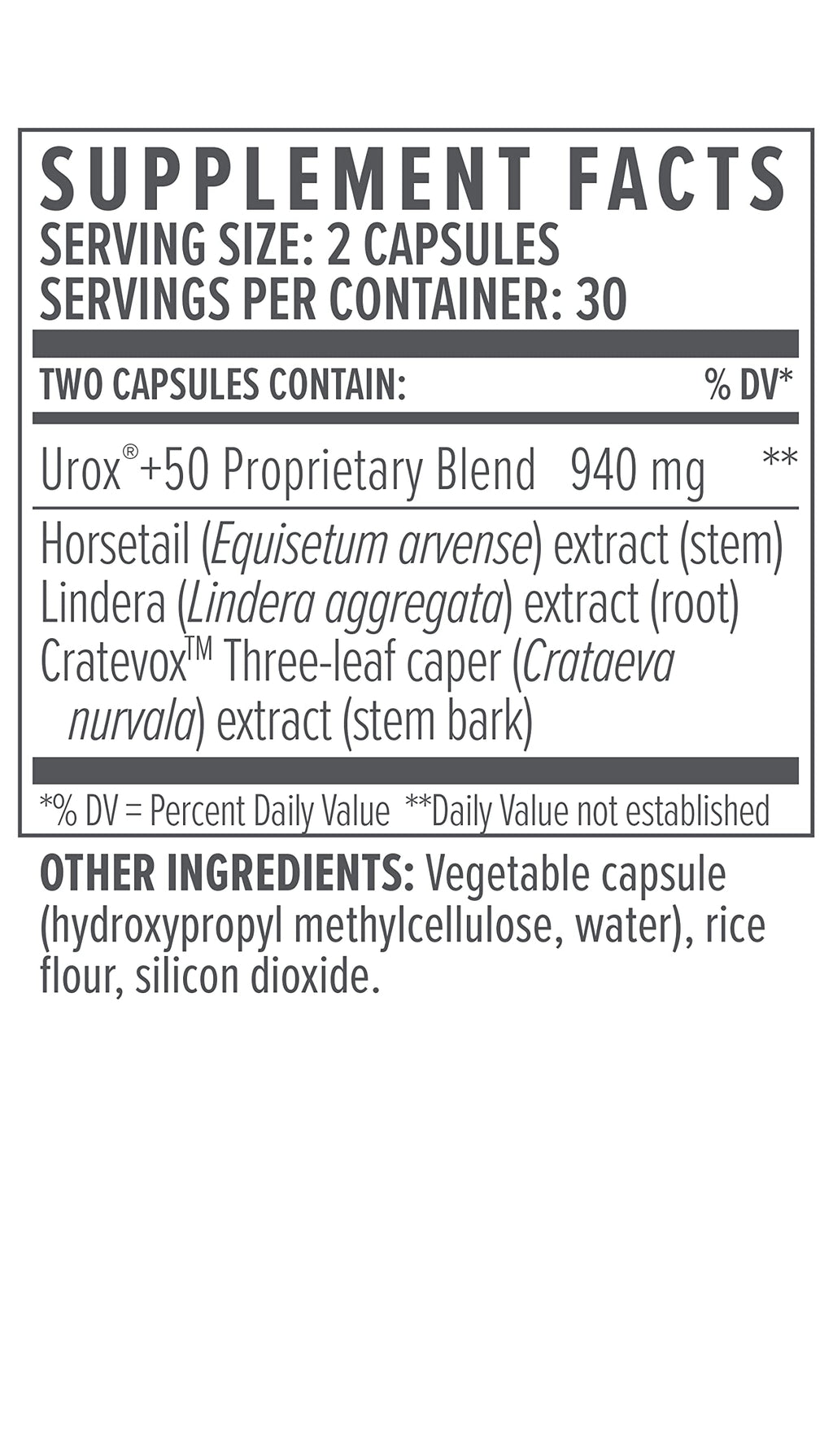 bioTE Nutraceuticals - Urox+ - Bladder Health (60 Capsules)