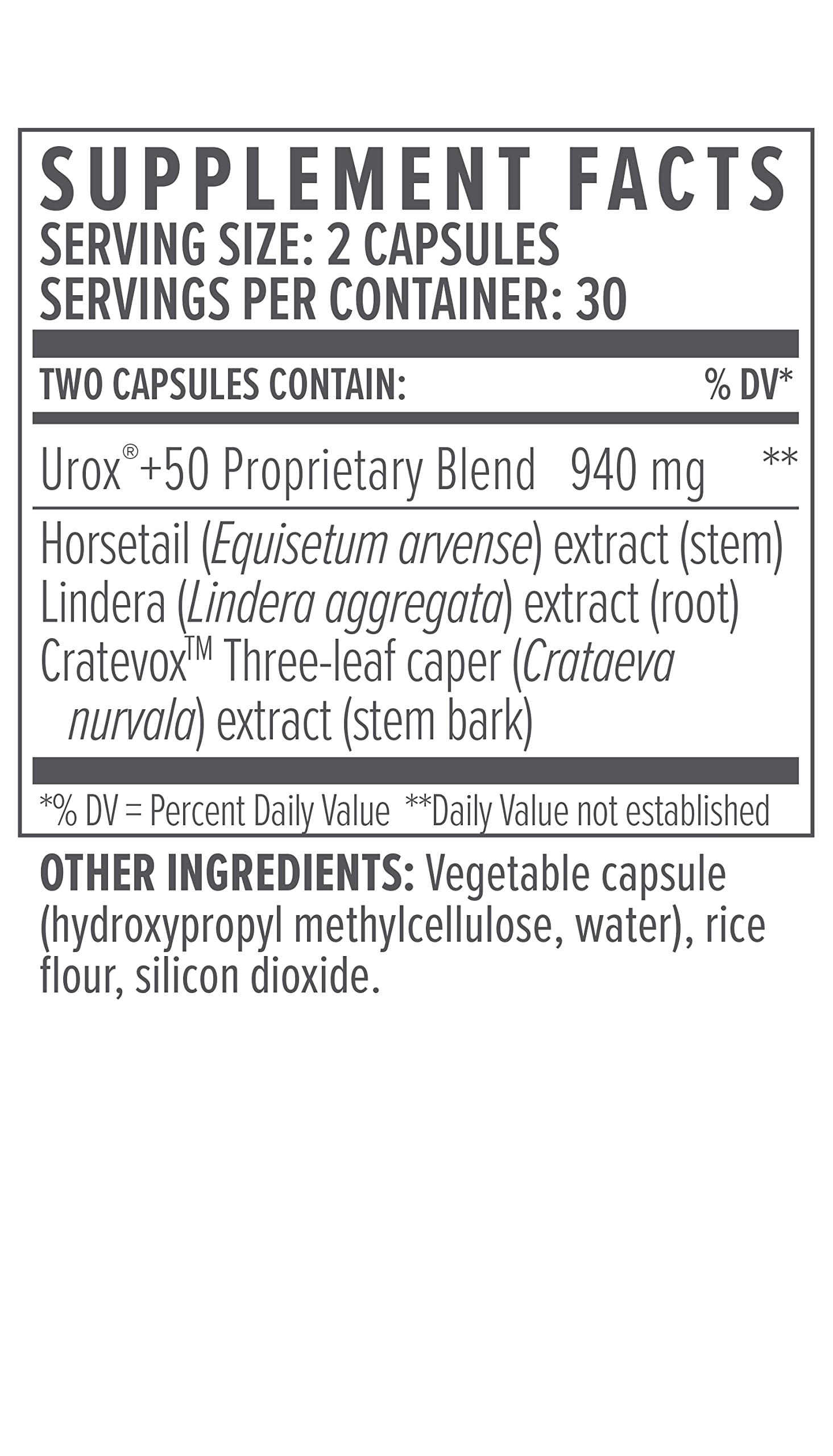 bioTE Nutraceuticals - Urox+ - Bladder Health (60 Capsules)