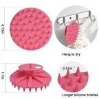 INNERNEED Scalp Massager Shampoo Brush, Wet & Dry Manual Scalp Care Head Scrubber Hair Washing, Soft Silicone Bristles, for Hair