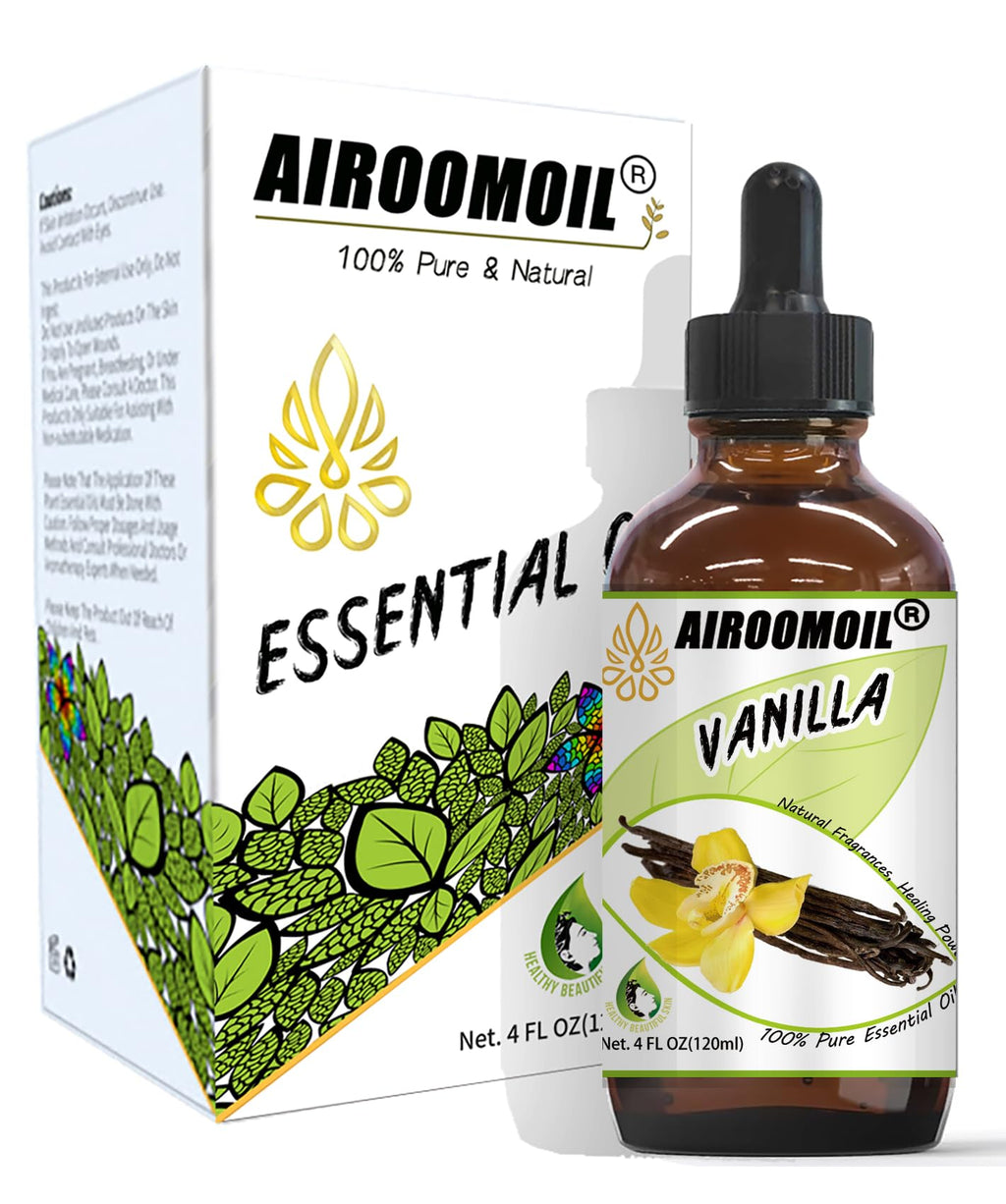 Vanilla Bean Essential Oil Warm Scented Oils Perfume Air Freshener Diffuser Candle Making Aroma Refill Wick Scent Skin Fragrance