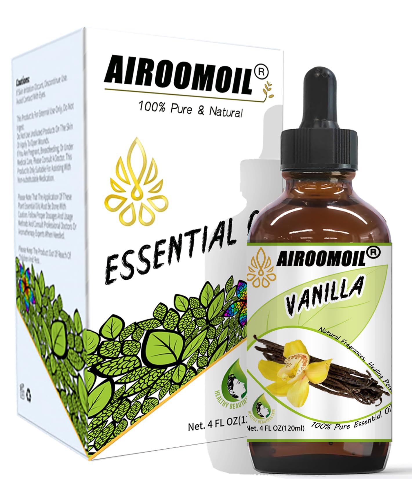 Vanilla Bean Essential Oil Warm Scented Oils Perfume Air Freshener Diffuser Candle Making Aroma Refill Wick Scent Skin Fragrance