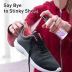 Shoe Odor Eliminator, Lamfun Deodorant Spray for Stinky Sneakers or Smelly Feet, Natural Shoe Deodorizer and Foot Deodorant Figh