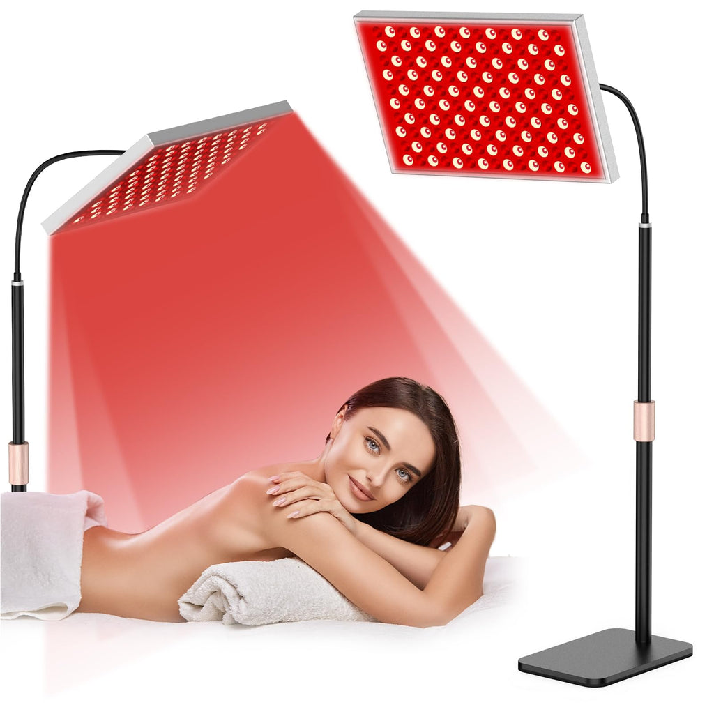 Red Light Therapy for Body, Infrared Light Therapy Panel with Stand, Red Light Therapy Lamp, 660nm Deed Red Light and 850nm Near