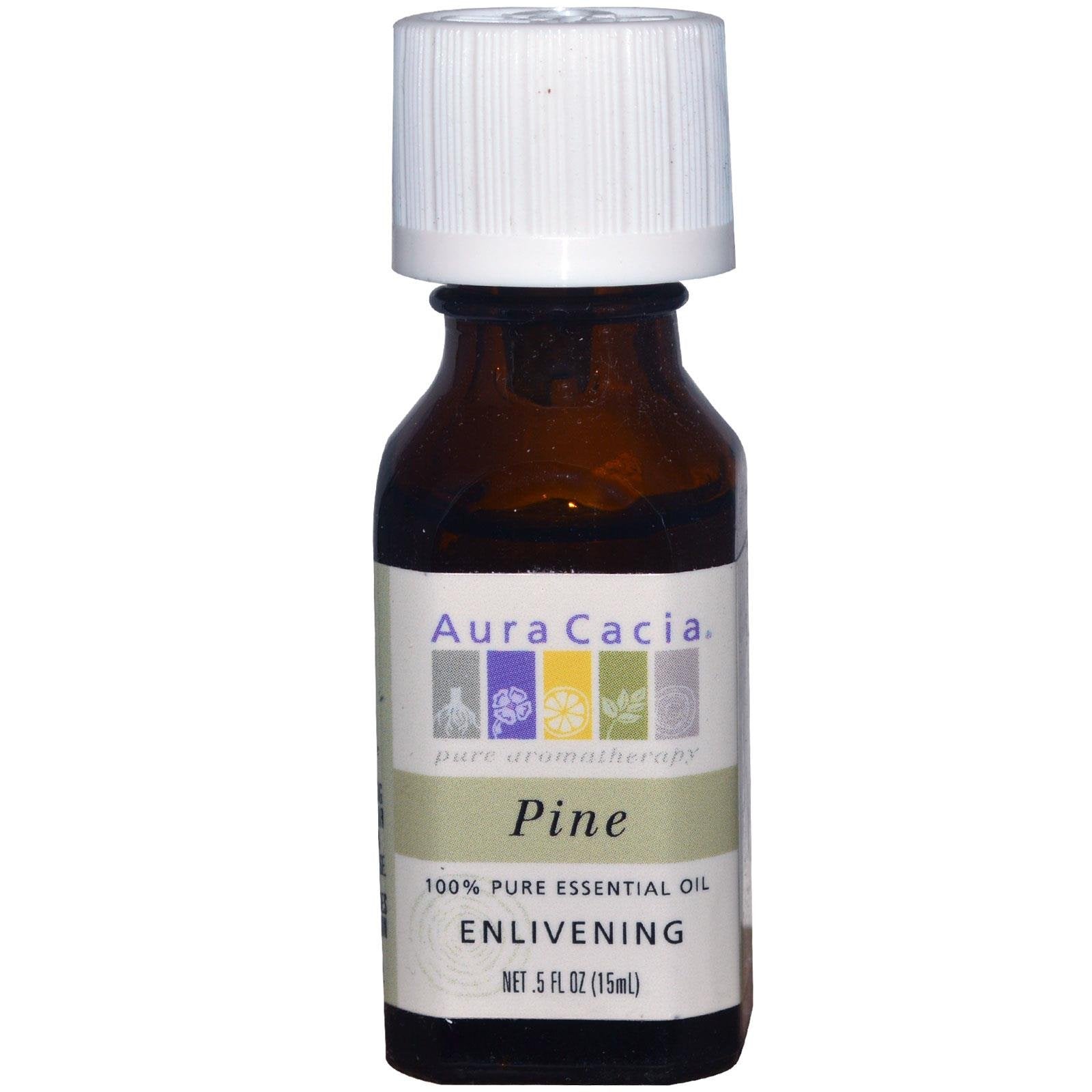 Aura Cacia Aromatherapy Pine Essential Oil 0.5 Oz. Bottle