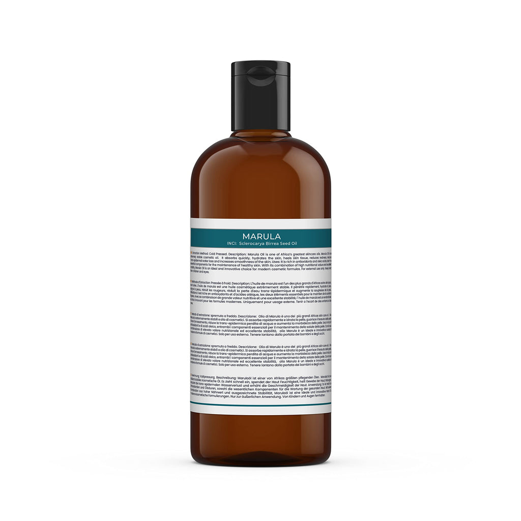 Mystic Moments | Marula Carrier Oil - 1 Litre - Pure & Natural Oil Perfect for Hair, Face, Nails, Aromatherapy, Massage and Oil