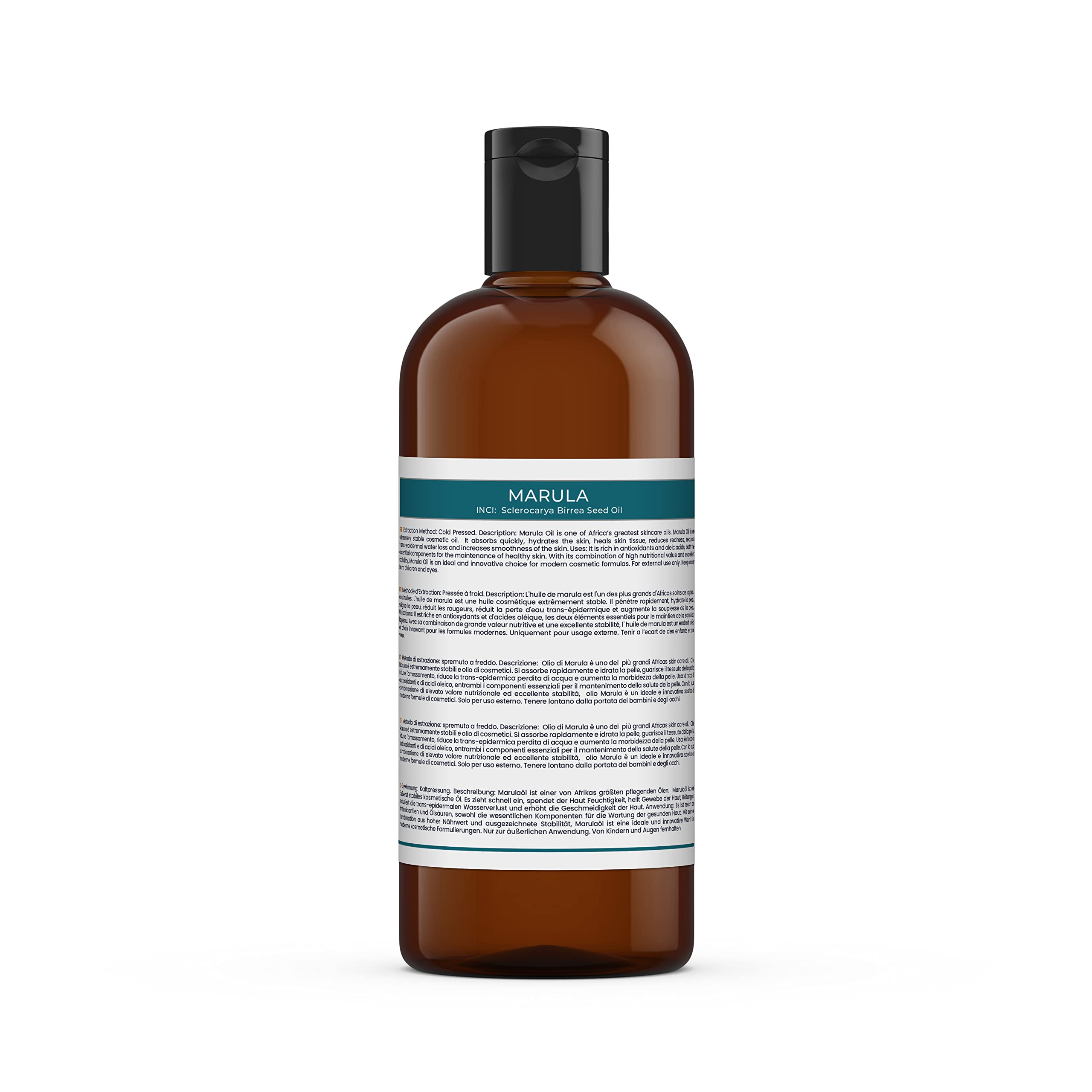 Mystic Moments | Marula Carrier Oil - 500ml - Pure & Natural Oil Perfect for Hair, Face, Nails, Aromatherapy, Massage and Oil Di