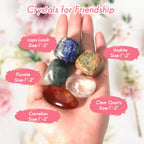 Qiancannaor crystals and Healing Stones Set for Friendship and connection, Spiritual crystals and gift for Metaphysical, Witchcr