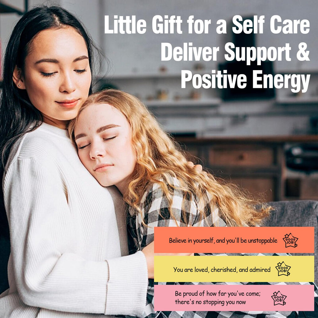 HIONXMGA Positive Messages in a Bottle (60+ Positive Affirmations),Self Care Gifts for Women Men Stress Relief Get Well Soon,Sel