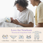 Grownsy Postpartum Mom & Baby Essential Kits, Postpartum Recovery Kit for Labor &Delivery with Hospital Essentials for Women Aft