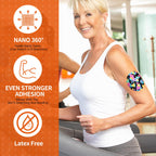 Jinyusega Adhesive Patches for G7-20pcs G7 Overpatches Waterproof, with Easy-Peel Tab Pre-Cut Backing,CGM Sensor Tape for 10-14