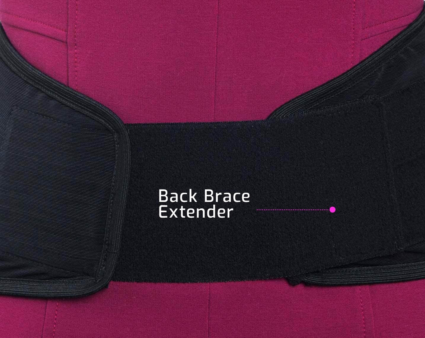 Spand-Ice Extender Strap - Multipurpose Elastic Hook and Loop Extension for Ice Packs, Ice Belts, Back/Knee/Ankle Braces, Vests,