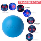 Massage Lacrosse Balls for Myofascial Release,Yoga Deep Tissue Massage,Trigger Point Therapy and Foot Plantar Fasciitis,Muscle S