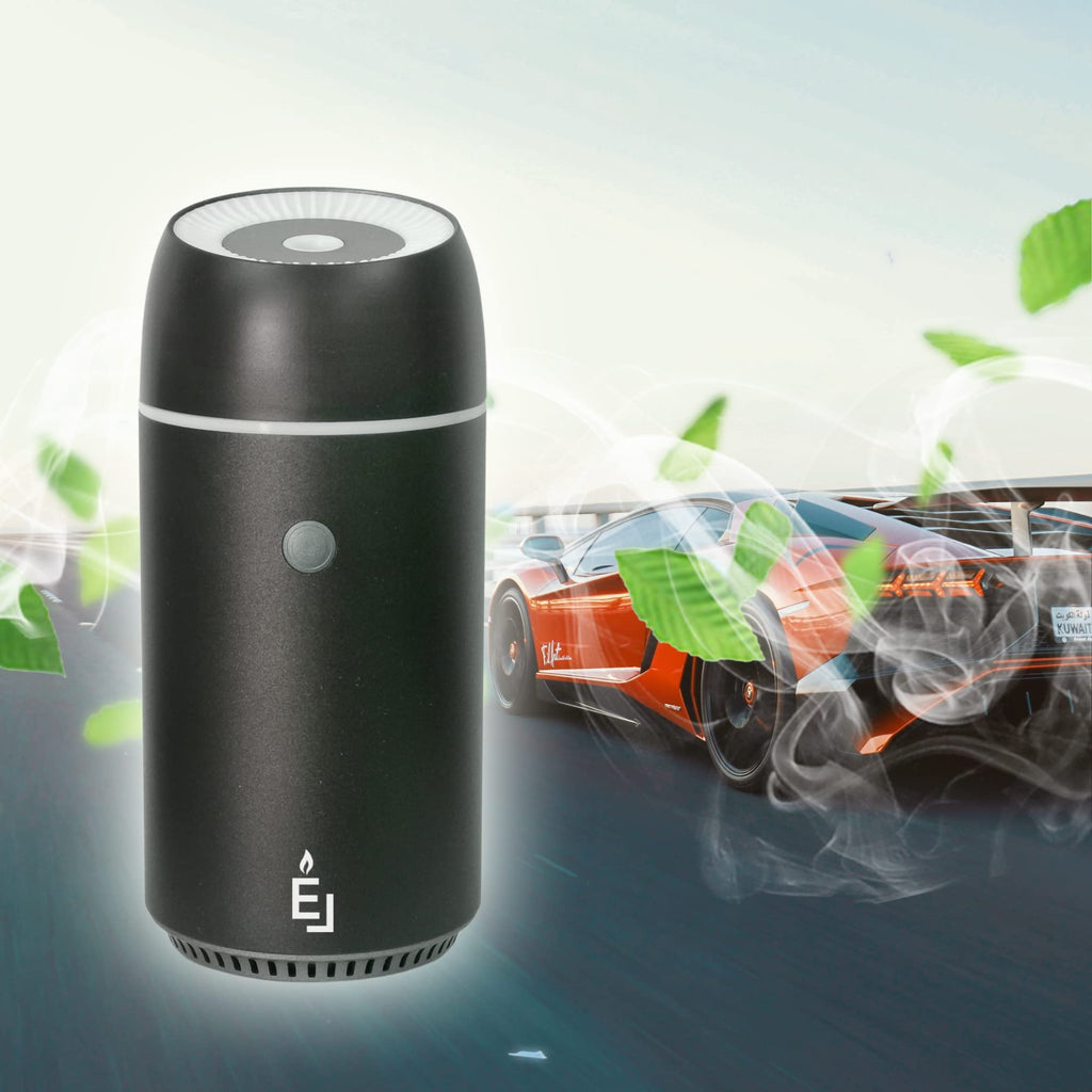 Earnest Living Essential Oil Diffusers Smart Car Diffuser Air Fresheners Humidifier for Essential Oils Car Aromatherapy 100ml Ti