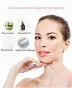 Bolithui Jade Roller Massage Stick & Gua Sha Set - 100% Natural Stone Facial Massage Tools for Lymphatic Drainage, Anti-Puffines