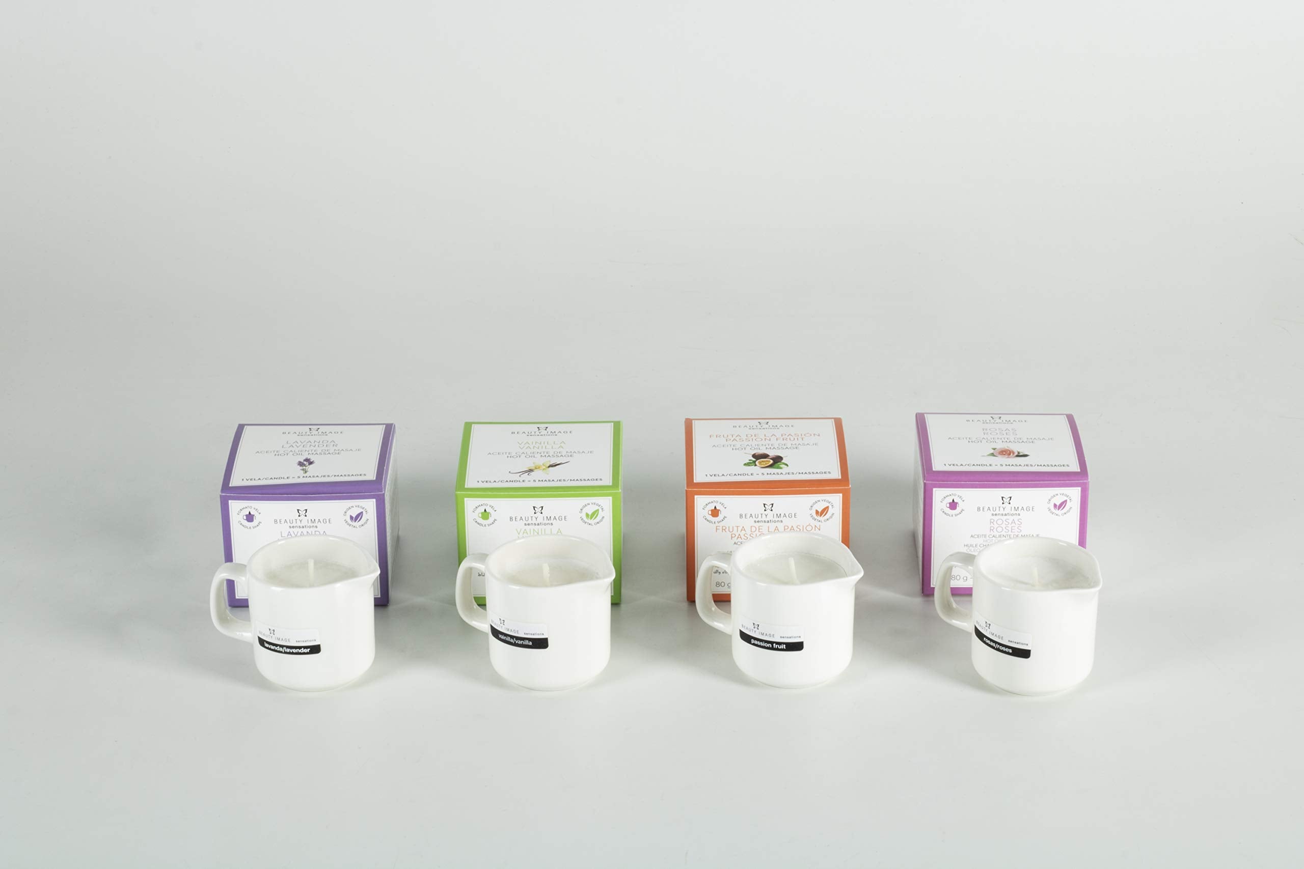 Beauty Image Vanilla Hot Oil Body Massage Candle