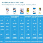 WoodyKnows Super-Support Nasal Dilator, Improves Sleep and Sports Airflow, Nasal Congestion and Nose-Related snoring aid (L 4Pac