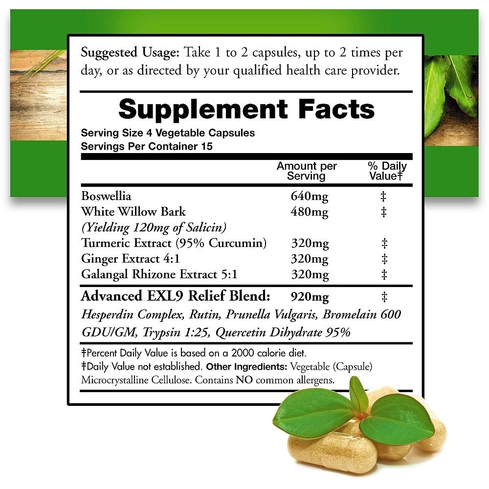 Doctors Nutra Nutraceuticals InflamEzze - Turmeric, Curcumin, Ginger Supplement - Gluten-Free, 60 Capsules