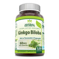 Herbal Secrets Ginkgo Biloba Supplement | (Ginkgo Leaf Extract) | 60 Mg Per Serving | 120 Veggie Capsules | Non-GMO | Gluten-Fre