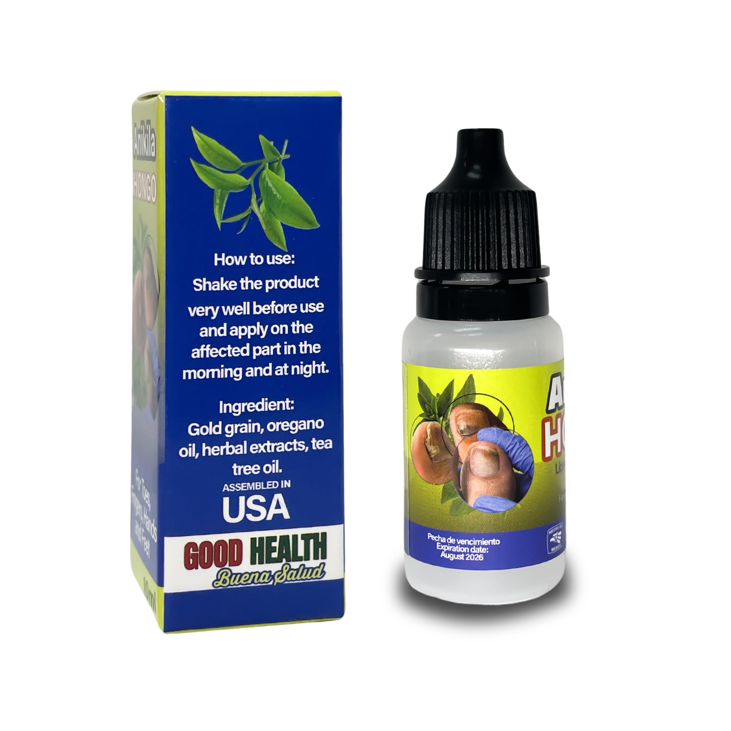 Ankila Hongo 2 Pack Tea Tree Oil Oregano Oil Herbal Alternative 10ml